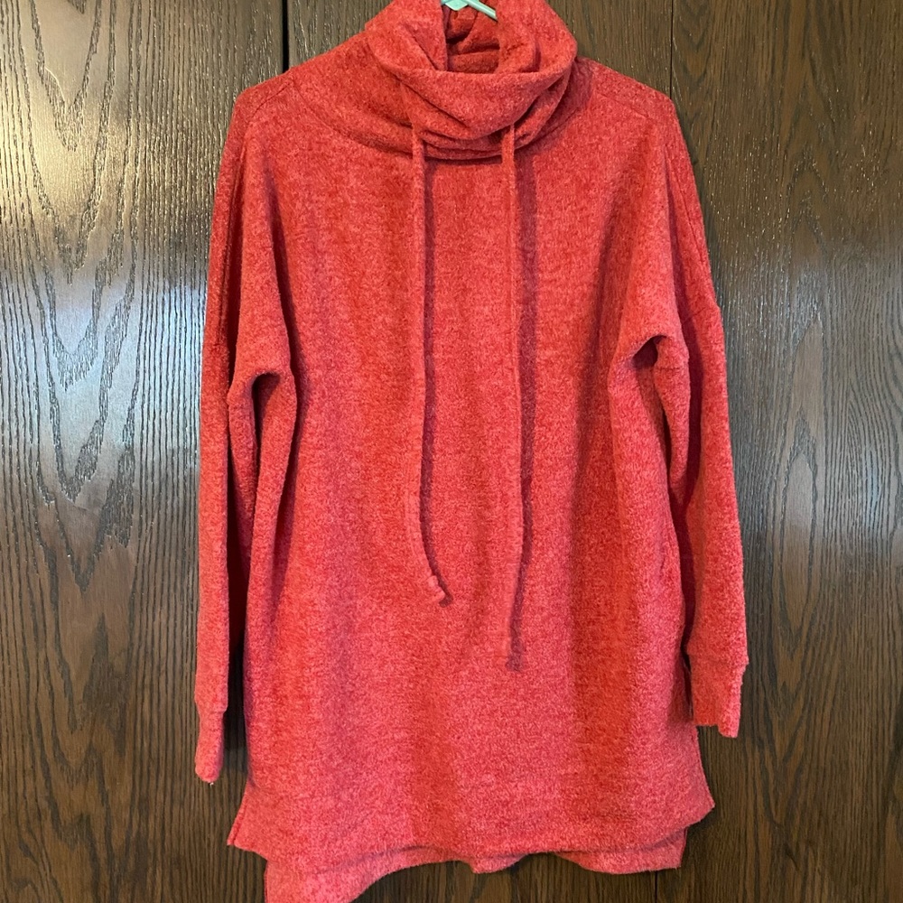 Poppy red tunic